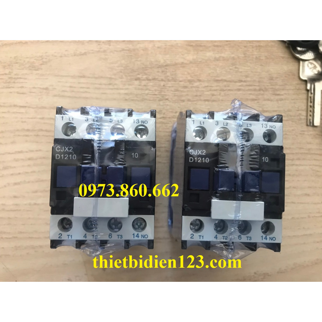 Contactor CJX-2 3P 12A, 18A, 25A, 32A,cuộn hút 220VAC -  Khởi động từ giá tốt, chất lượng ổn