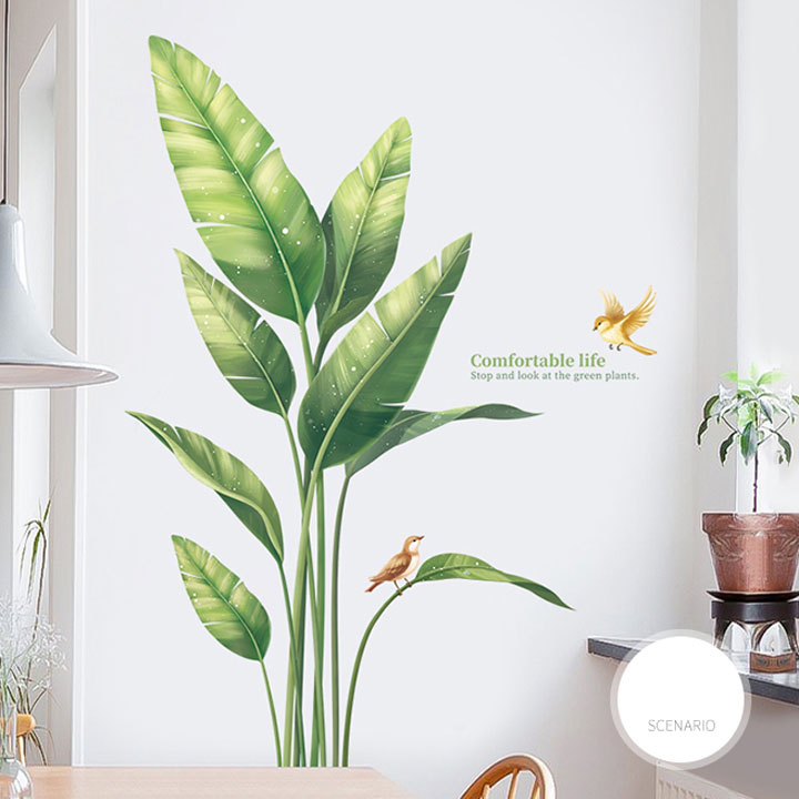 Decal trang trí chất liệu PVC loại 1 dày dặn, sắc nét, trang trí phòng khách, quán cafe- QR9412