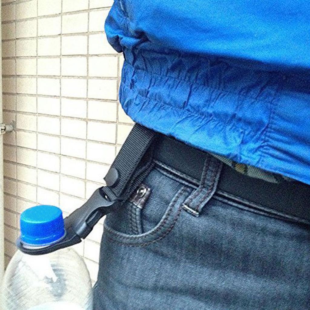 Belt bottle holder buckle clip bottle hook for camping army green