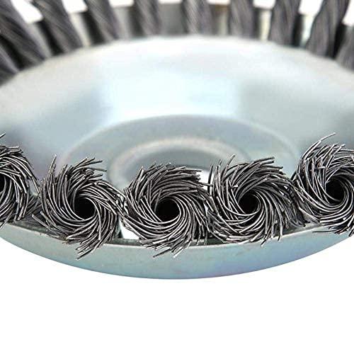 Đầu của bàn chải 15,2 cm bằng thép rắn cho bàn chải máy cắt cỏ 6 '' với bàn chải cỏ, cỏ dại tròn 4mm để cỏ dại