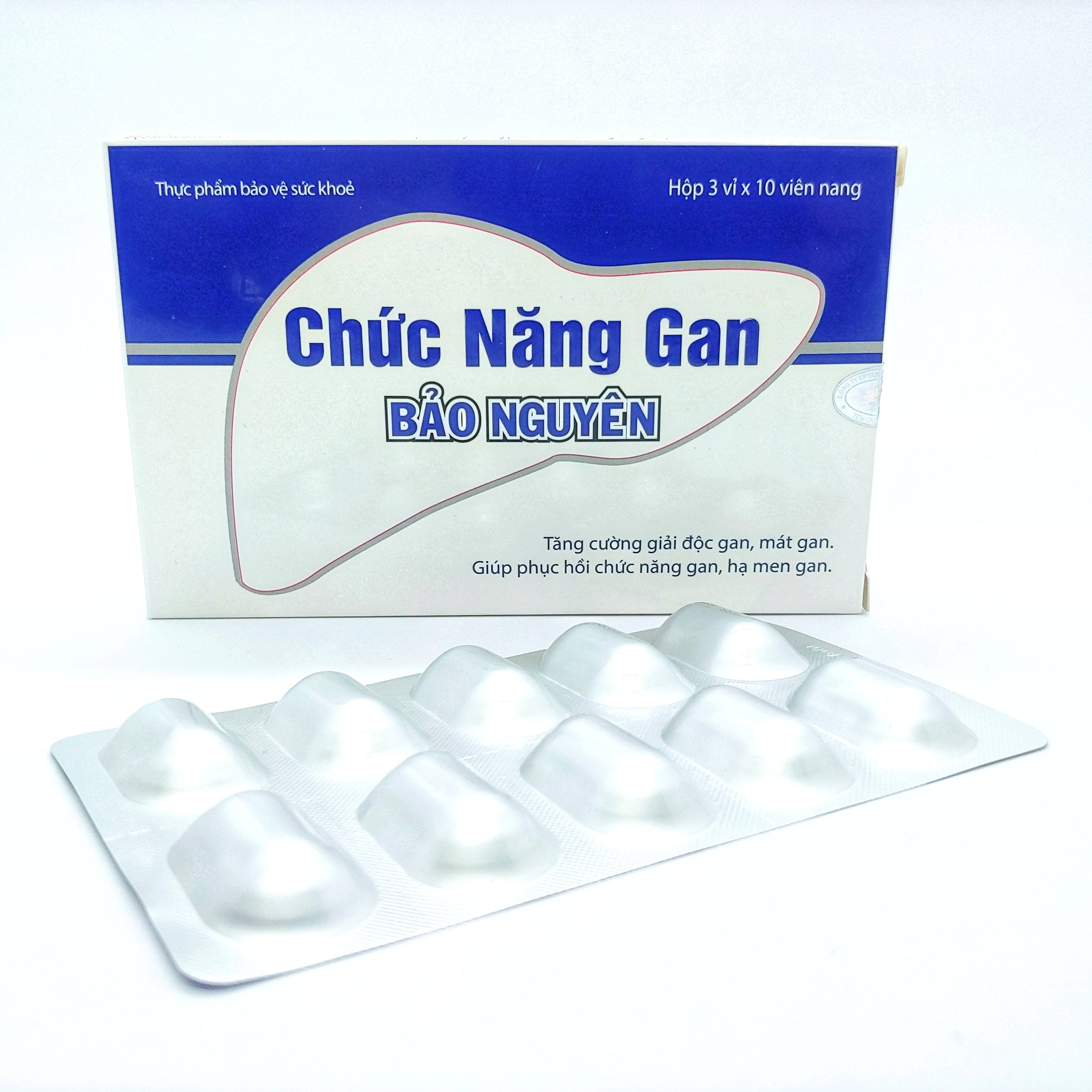 Thực phẩm bảo vệ sức khỏe Viên uống Chức năng gan Bảo Nguyên