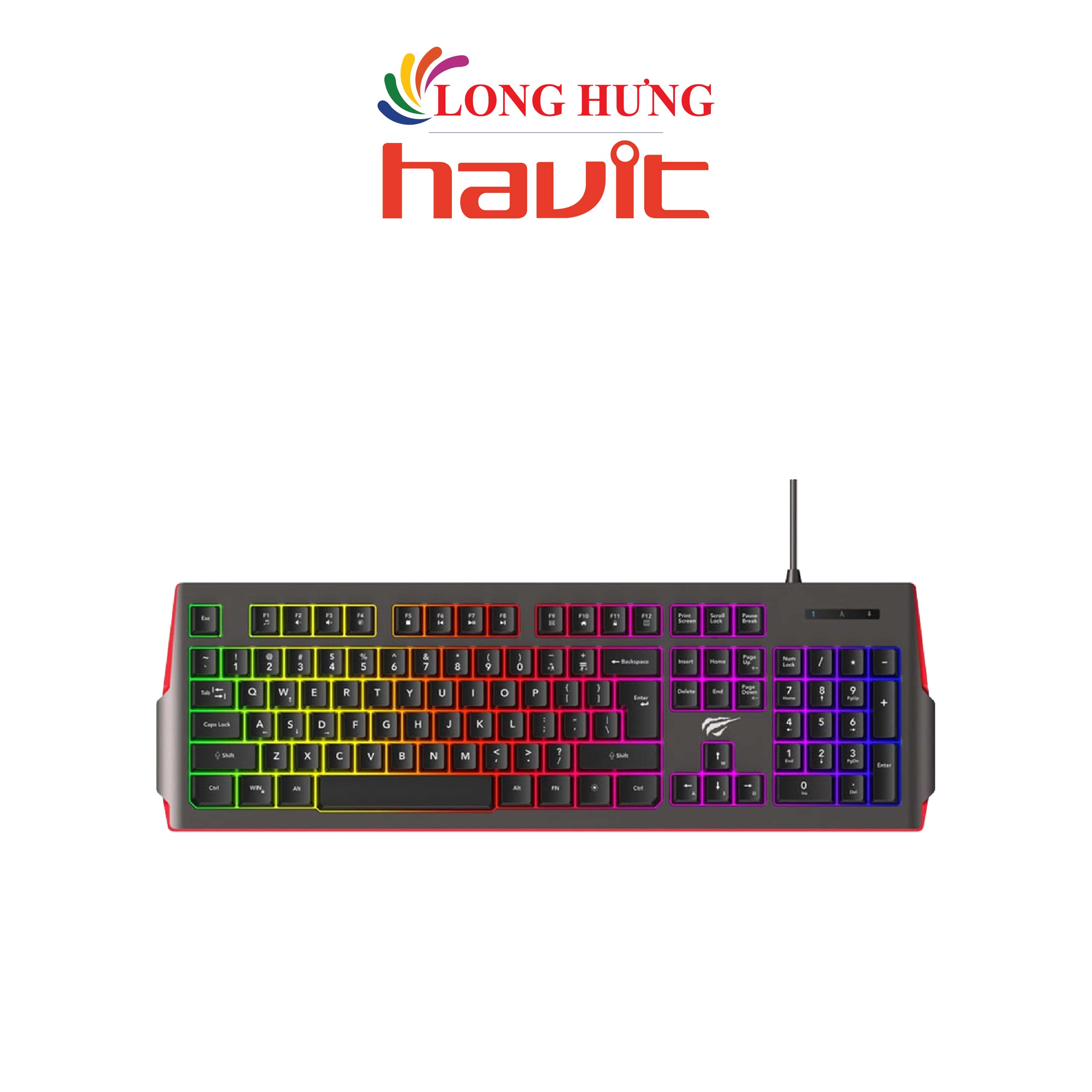 Bàn phím có dây Gaming Havit KB866L - Hàng chính hãng