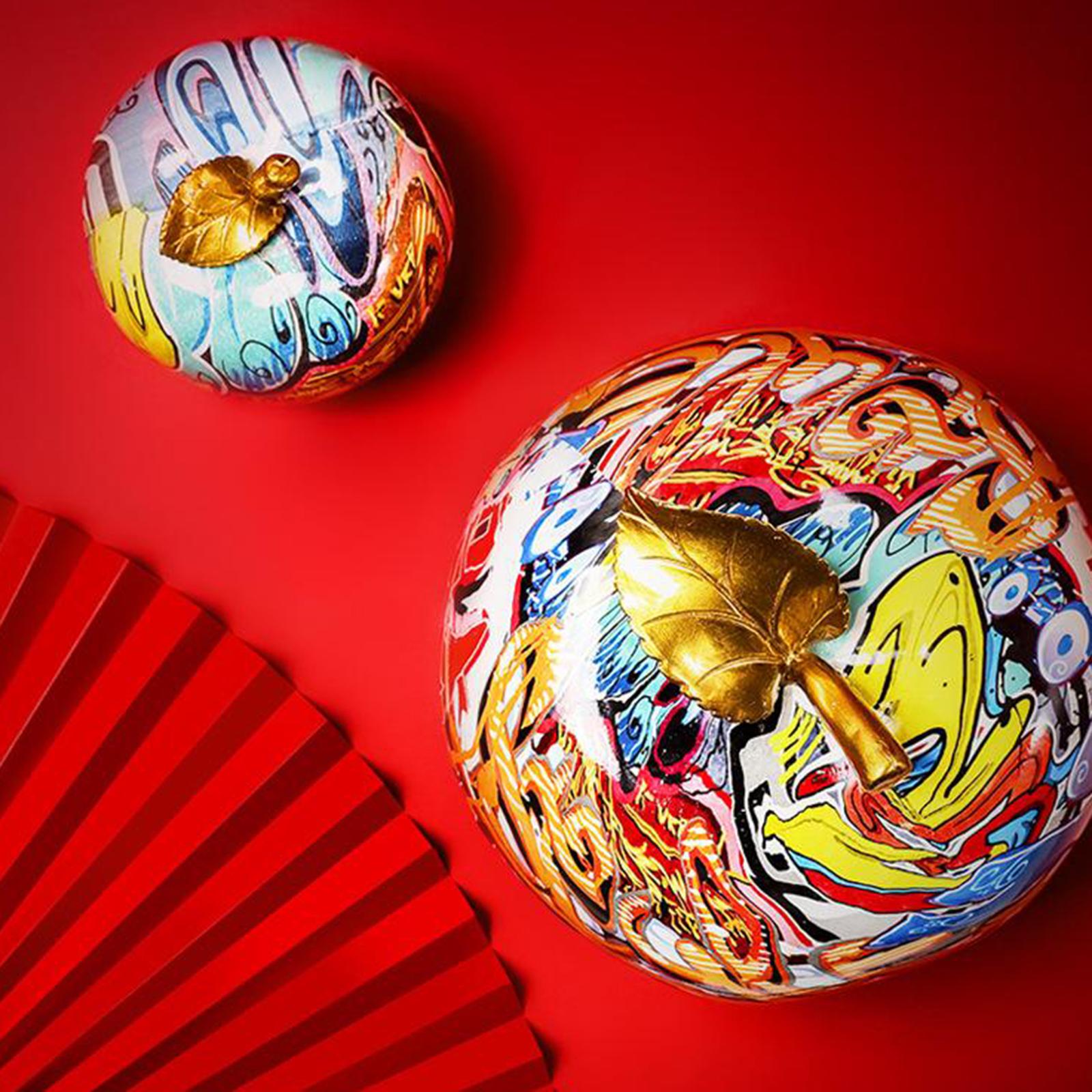 Colorful Figurine Resin Craft Fruits Statue Sculpture