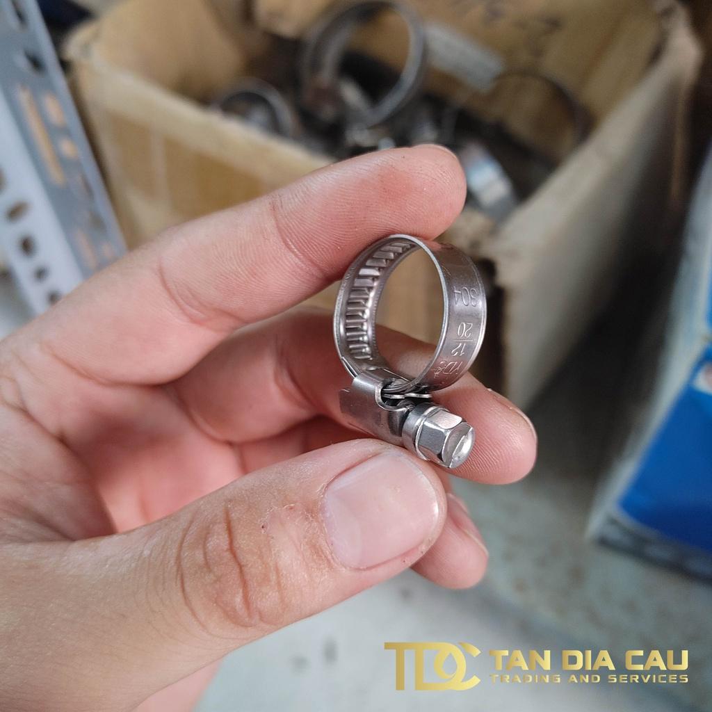 Đai Xiết Inox, Cổ Dê, Quai Nhê Inox 304 Đủ Size Chất Lượng Cao - Tandiacau