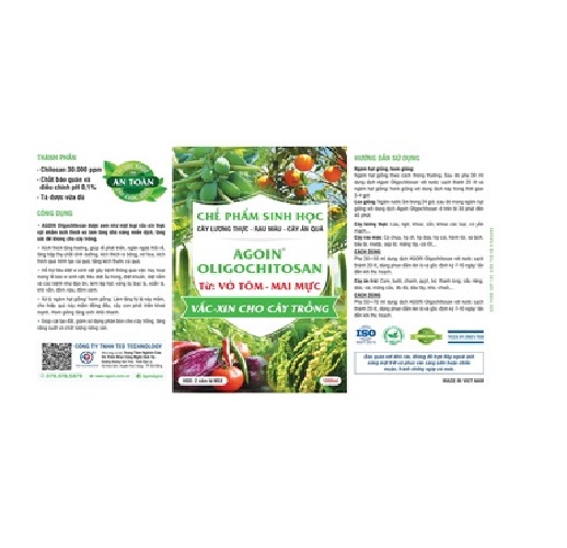 Chế Phẩm Sinh Học Oligo Chitosan Vắc-Xin Cho Cây Công Nghiệp - Hoa - Cây Cảnh Kích Thích Và Làm Tăng Khả Năng Miễn Dịch