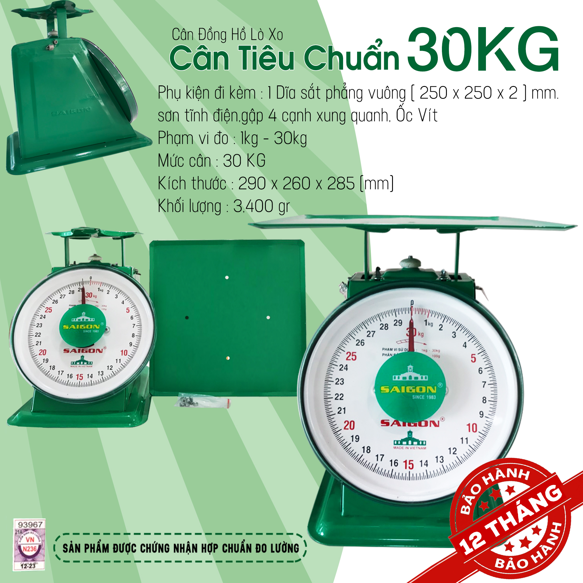 Cân Tiêu Chuẩn 30KG