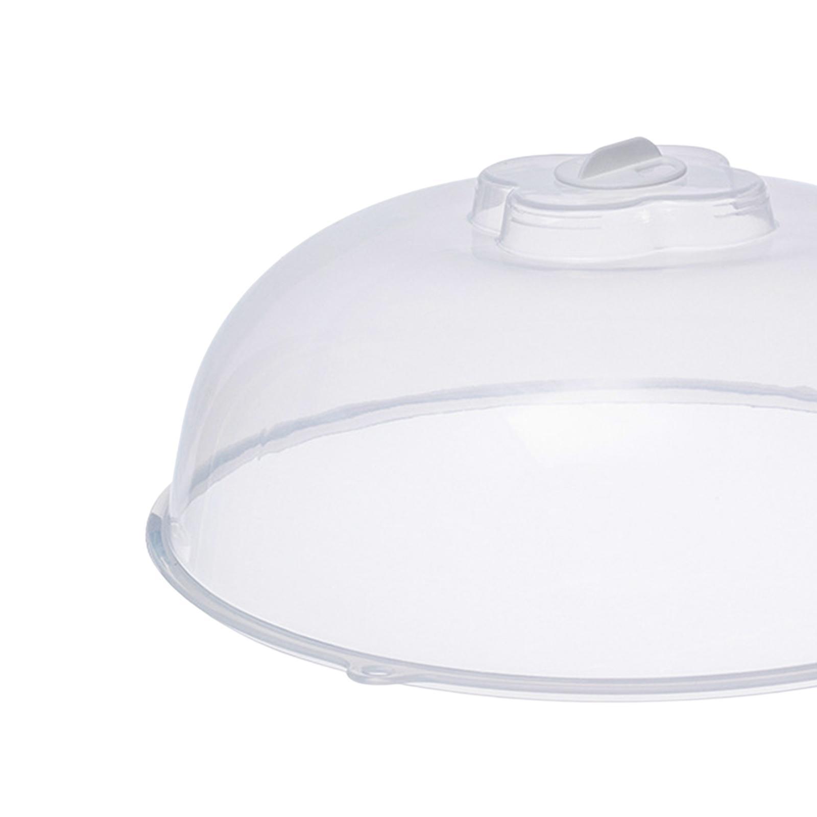 Microwave Splatter Cover lid with Steam Vent for Trays Kitchen Freezer