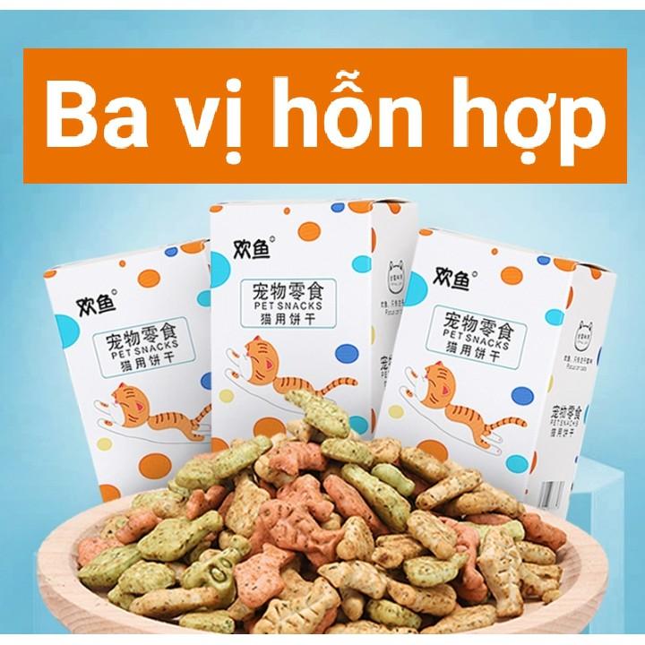 Bánh quy cho mèo - snack cho mèo - Đồ ăn nhẹ có chứa capnit cao cấp cho mèo - Sạch răng bổ mắt dưỡng lông