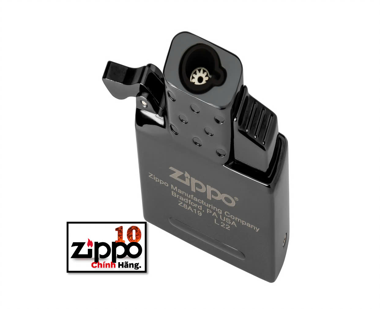 Ruột Zippo Gas Butane Một Tia Lửa Màu Đen-Single Torch Butane Lighter Insert {Black} - Chính hãng 100%