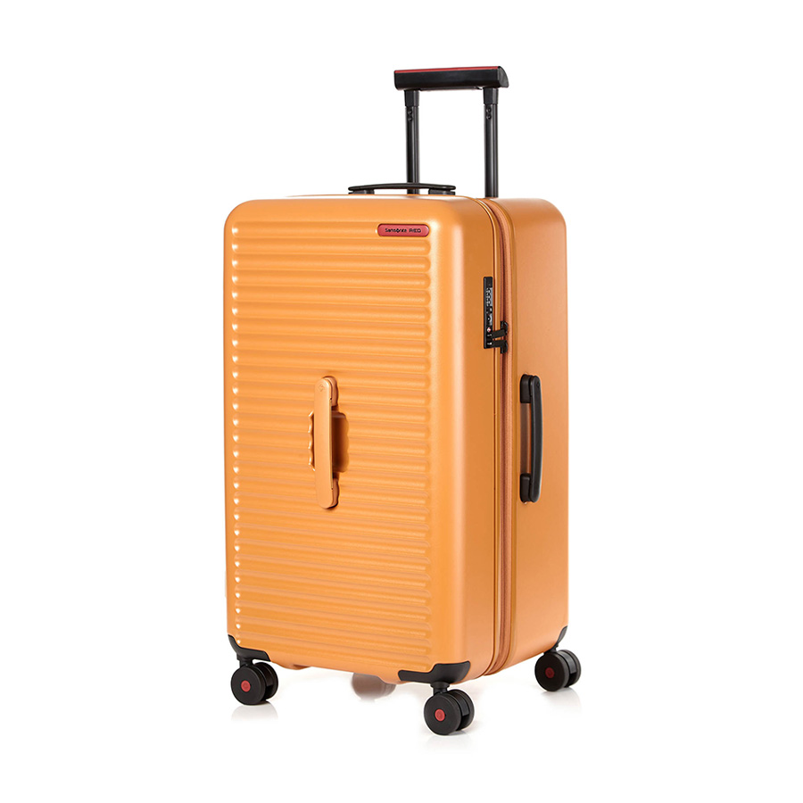 Vali kéo Toiis C Trunk SAMSONITE RED - MỸ : Thiết kế tối giản, vượt thời gian và phi giới tính Các tính năng hàng đầu như hệ thống bánh xe đôi có bạc đạn vận hành êm nhẹ, khóa kéo an toàn kết hợp khóa số TSA, chức năng mở rộng tăng thêm sức chứa