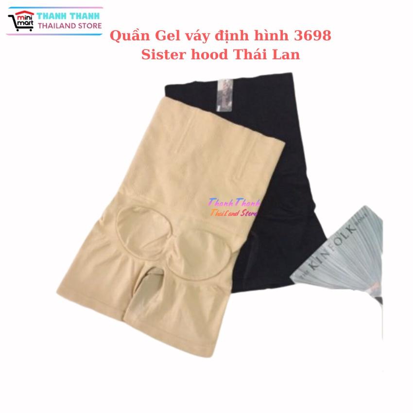 Quần gel bụng định hình, nâng mông dạng đùi 3698 SH Thái Lan – chất vải lưới định hình, có thanh chống cuộn