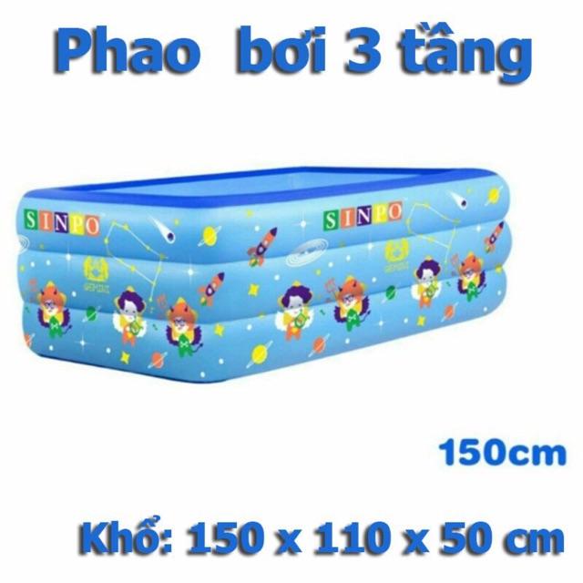 BỂ BƠI 1,5M 3 TẦNG