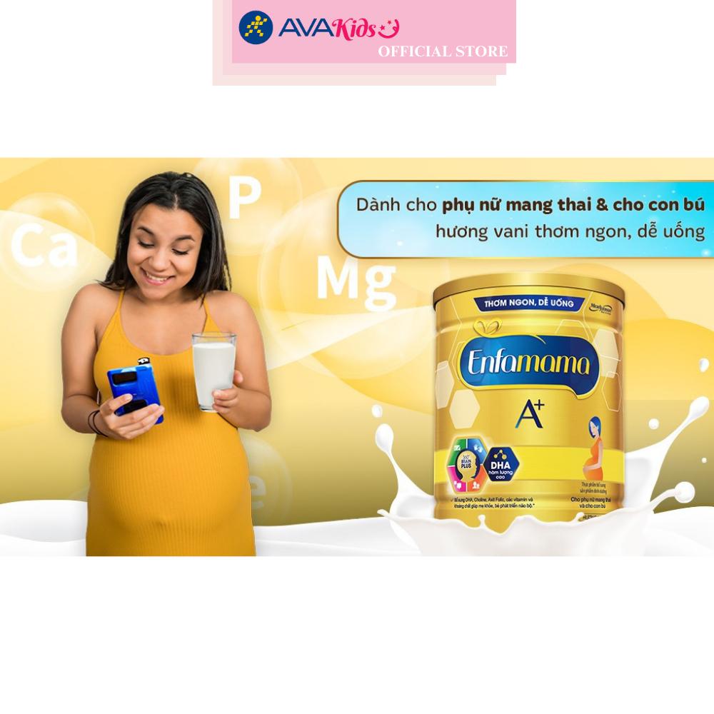 Sữa bầu Enfamama A+ 360° Brain Plus hương vani 830g