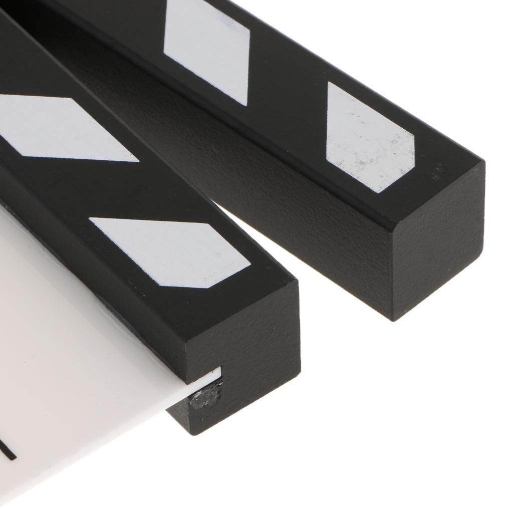 Movie Props Clapper  Microfilm Making Clapboard with Wooden Slate