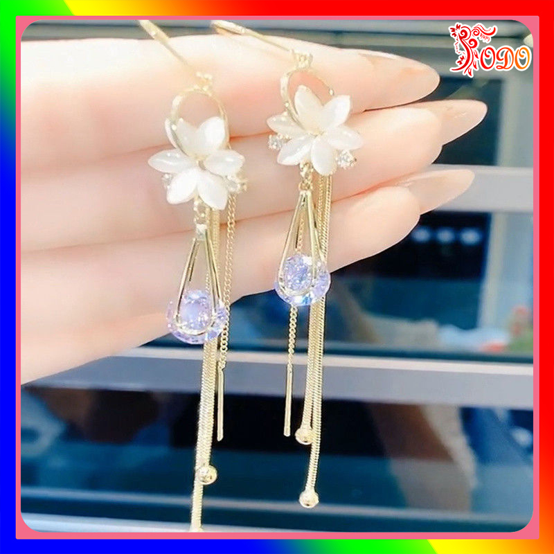 Bông tai kiểu xuân hè đơn giản thu đông đính đá trẻ trung cá tính TG326 dã ngoại sành điệu - [Thời Trang ToDo