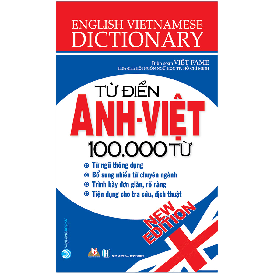 Từ Điển Anh - Việt 100.000 Từ (Tái Bản 2020)