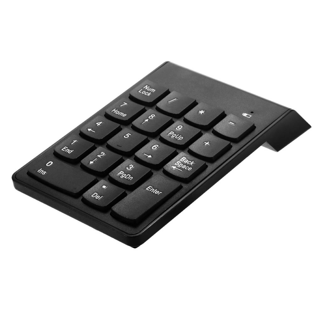 Bàn phím số 2.4G USB 18 Phím Mini không dây Thay thế cho máy tính xách tay iMac / MacBook / MacBook Air / Pro