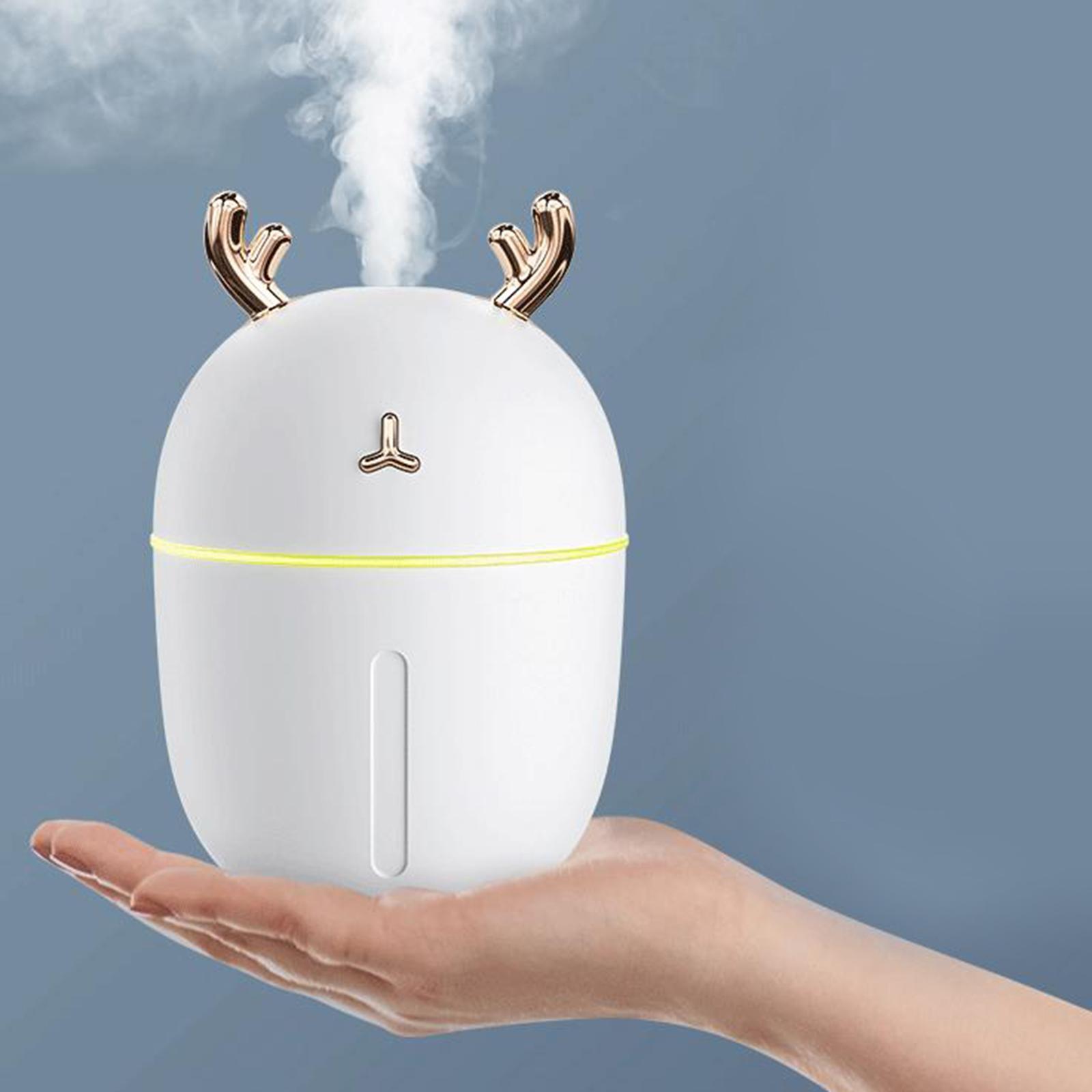 220ML Ultrasonic Air Humidifier Aroma Essential Oil Diffuser for Home White