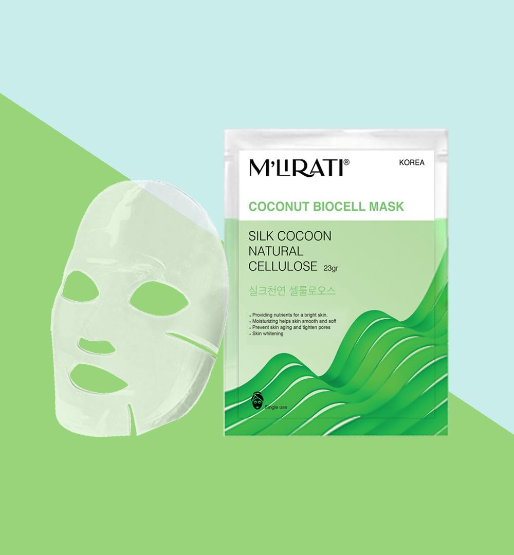 Silk Cocoon Natural Cellulose (Combo 6 Mặt Nạ Sinh Học Kén Tằm) - M'Lirati