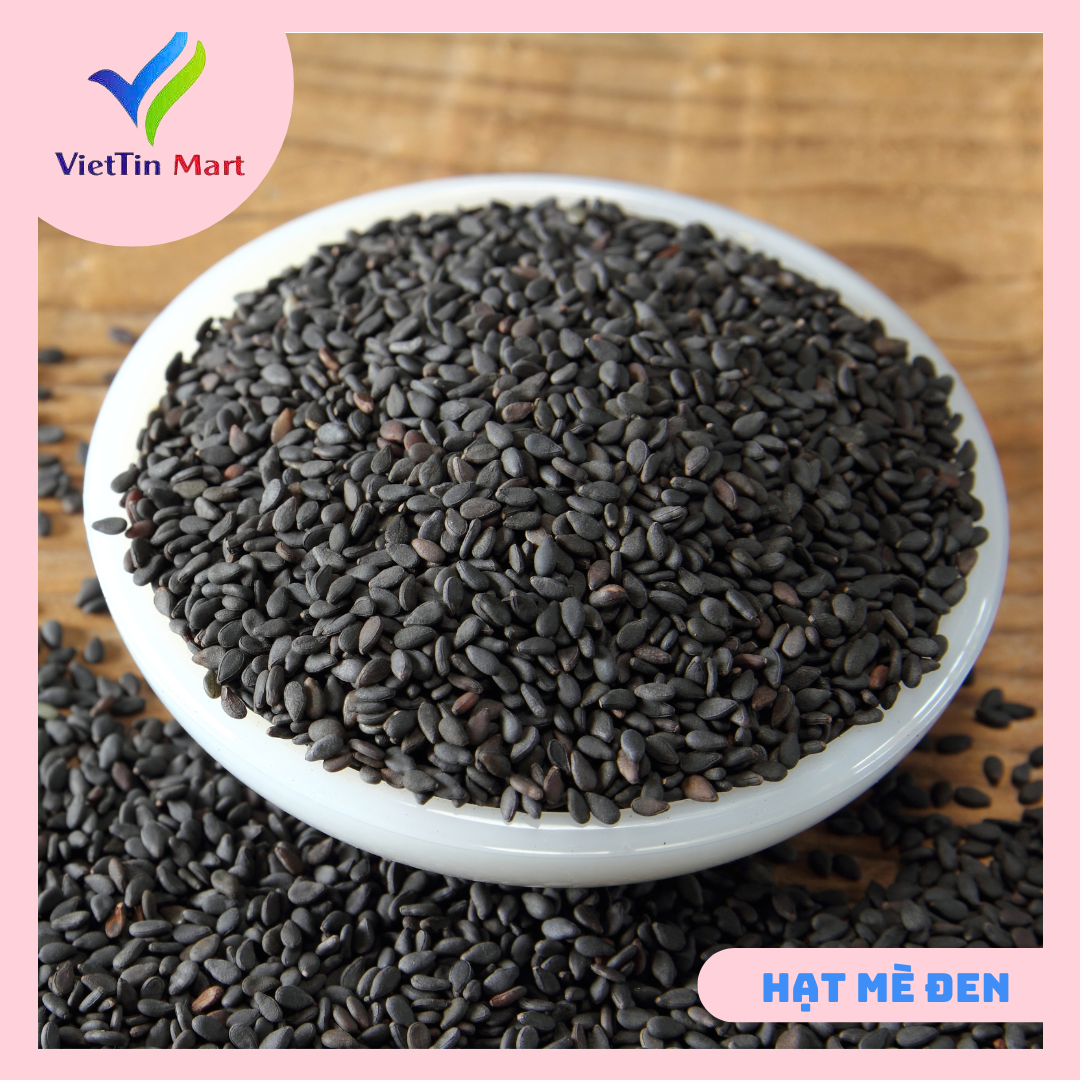 Hạt Mè Đen, Mè Trắng Hữu Cơ 500g VietTin Mart
