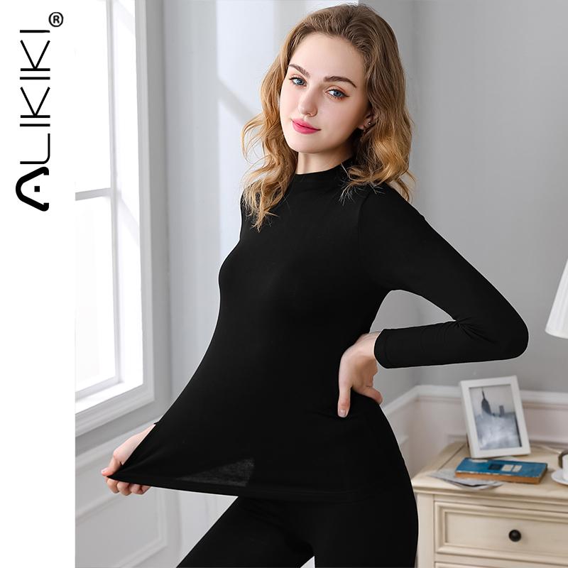 Mùa Đông Nữ Dài Tay Ấm Modal Nhiệt Bộ Đồ Lót Dài Johns Bình Giữ Nhiệt Giữ Nhiệt Phù Hợp Cho Nữ Nhiệt Quần Áo