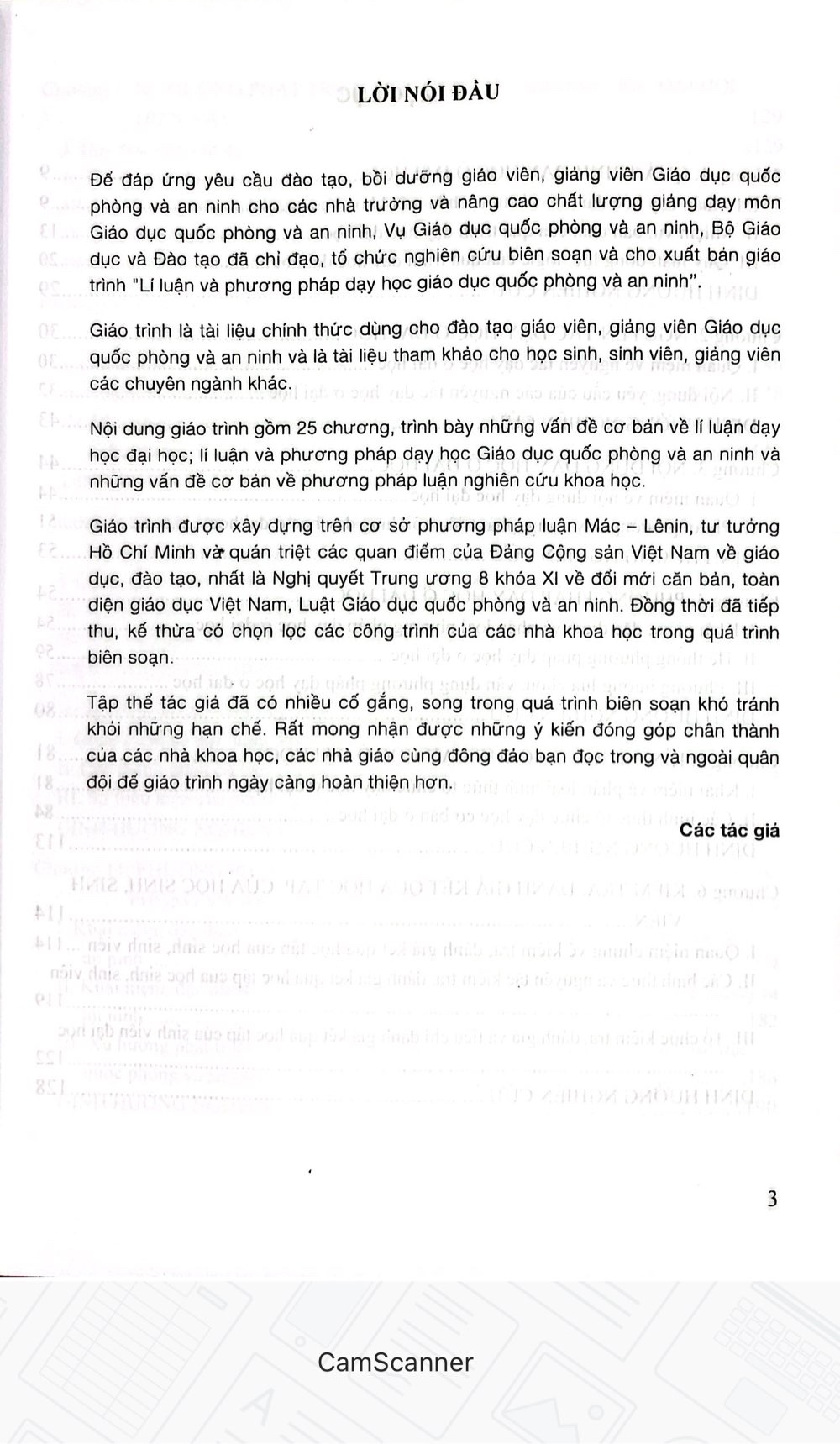 Giáo Trình Lý  Luận và Phương Pháp Dạy Học Giáo Dục Quốc Phòng và An Ninh- Dùng cho Giáo Viên, Giảng Viên Giáo Dục Quốc Phòng và An Ninh