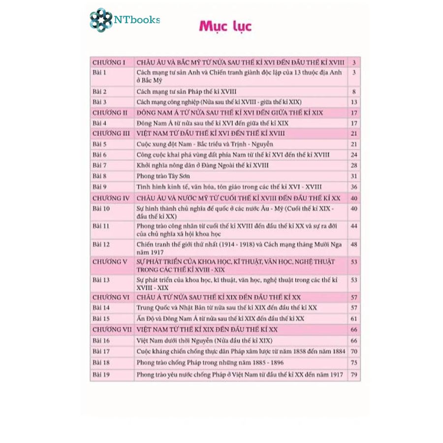 Sách Phát Triển Năng Lực Lịch Sử 8