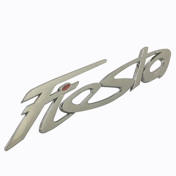Logo Chữ Nổi Fiesta Dán Trang Trí Đuôi Xe - HOt