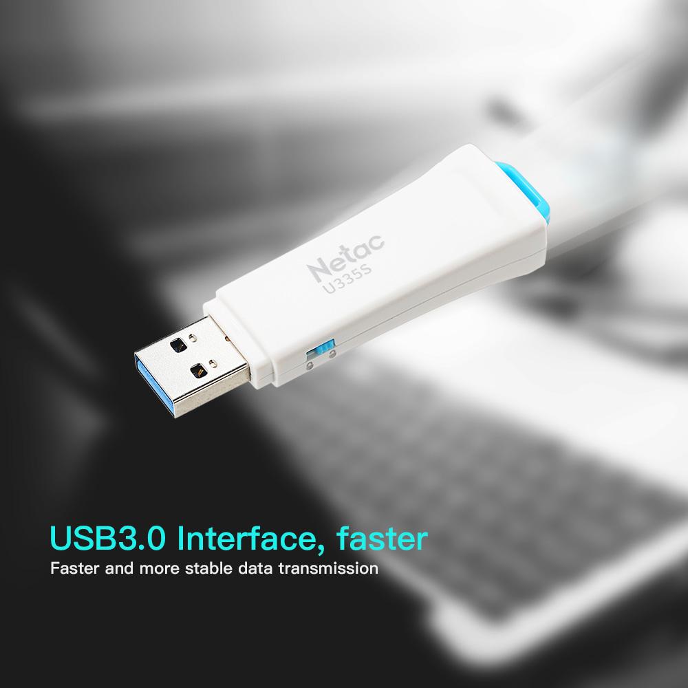  Đầu USB 3.0 Flash Drive U335S loại Netac Write Protect 