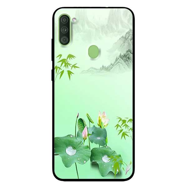Ốp lưng dành cho Samsung Galaxy A11 mẫu Tranh Sen Đẹp