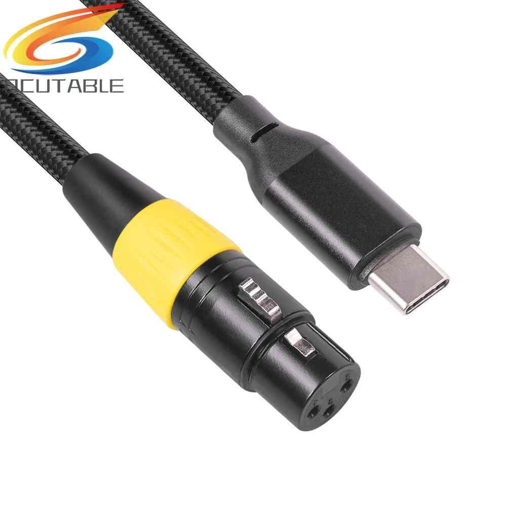 Cáp ChuyểN ĐổI Âm Thanh Micro LoạI C USB 2.0 Sang XLR 3 Pin