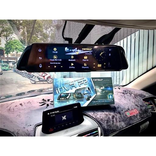 Camera Hành Trình Ô Tô Xe Hơi VIETMAP iDVR P2 - Ghi Hình Trước Sau, Định Vị Trực Tuyến, BH 12 Tháng
