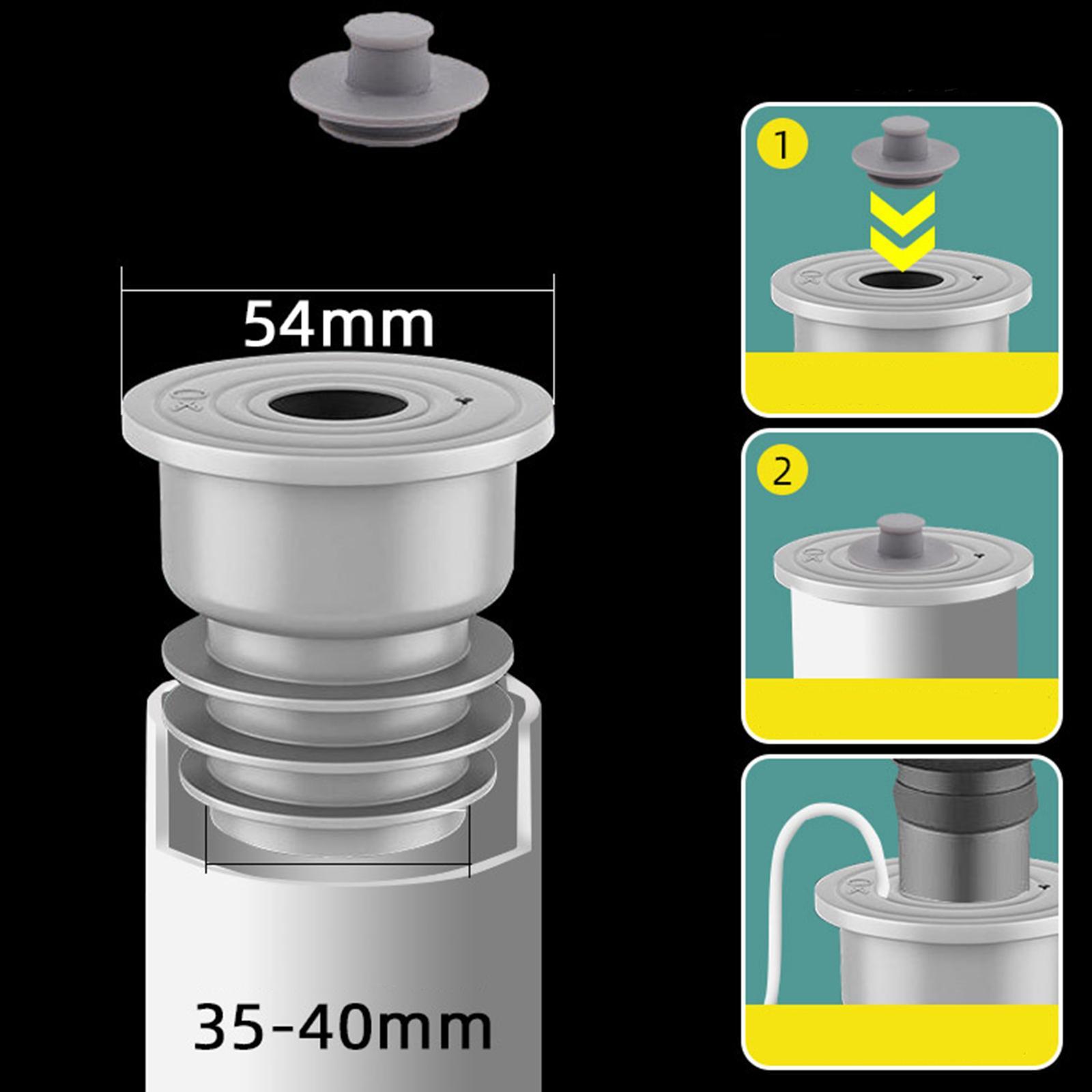 Pipe Seal, Sealing Plug, Drain Pipe, Washing Machine, Seal s, Deodorant Seal, for Sewer Deodorant Sealing
