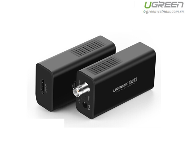 Bộ chuyển đổi HDMI to SDI cho máy tính, máy quay phim Ugreen 40966 -Hàng Chính hãng