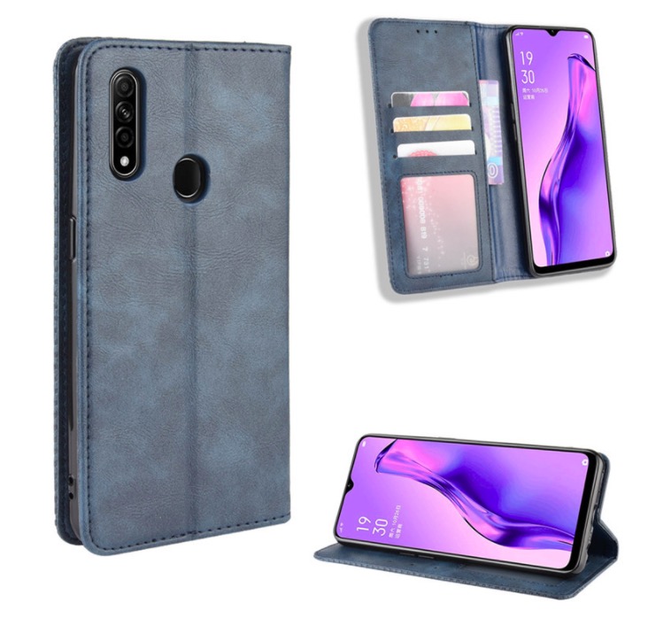 Bao da dành cho OPPO A31 Flip Wallet Leather dạng ví đa năng siêu bền siêu êm