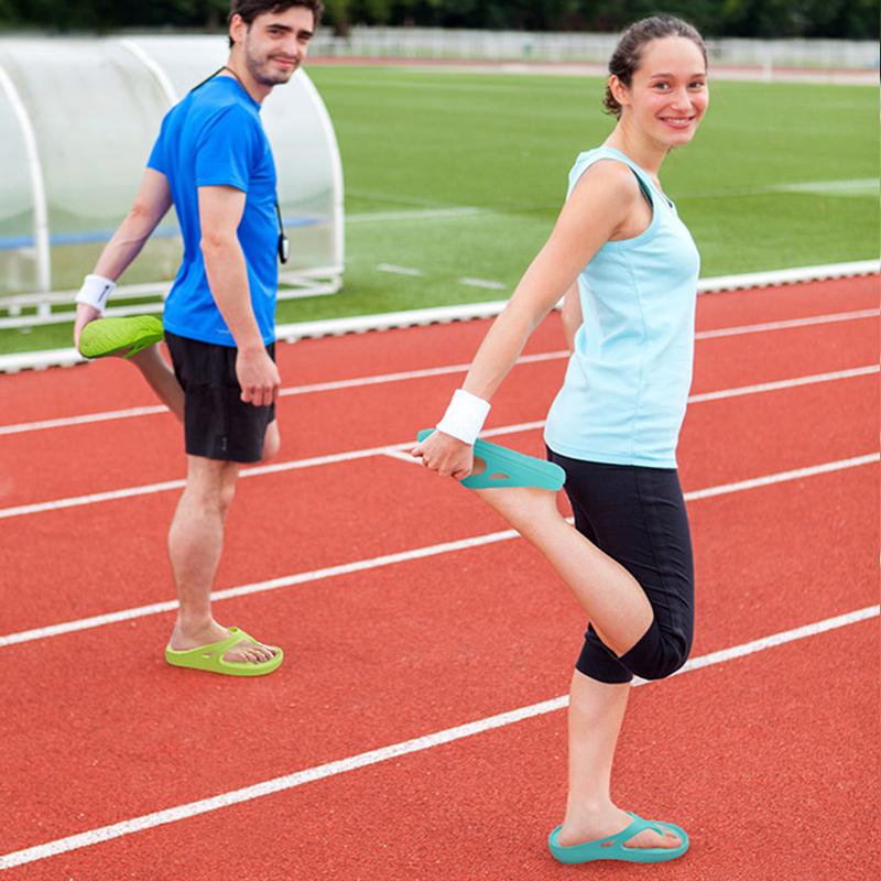 Maleroads Sports Recovery Slide cho nam giới nữ siêu nhẹ cho marathon chạy 2023 mùa hè thoải mái dép xỏ ngón Color: Green Shoe Size: 41-42