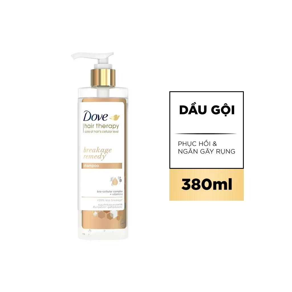 Dầu Gội Dove Phục Hồi Ngăn Tóc Gãy Rụng Breakage Remedy Shampoo 380ml