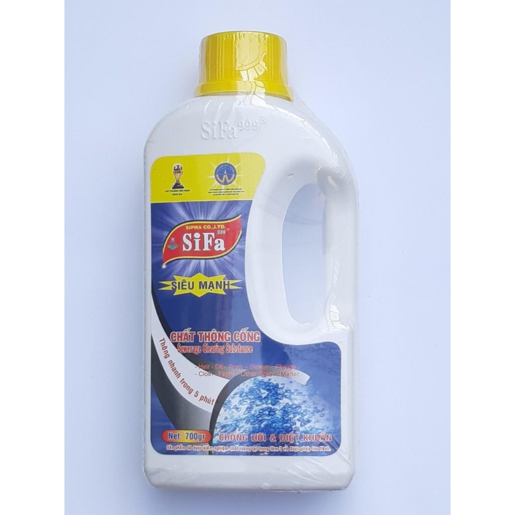 Chất thông tắc cầu cống chống hôi Siêu mạnh 5 phút 700g ZIFAT-SIFA , giải pháp thông tắc cầu cực nhanh