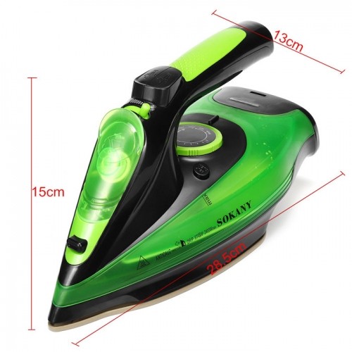 Bàn là hơi nước không dây SOKANY 2400W, AJ-2085 - Hàng chính hãng