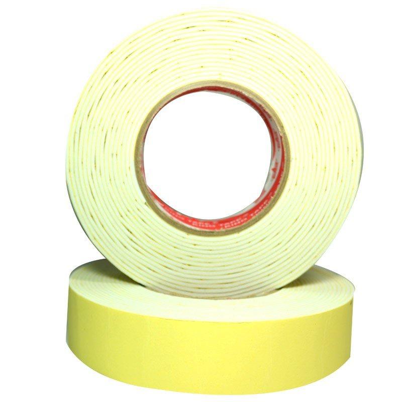 Băng Keo Xốp 2 Mặt 2.4cm / 4.8cm - Màu Vàng