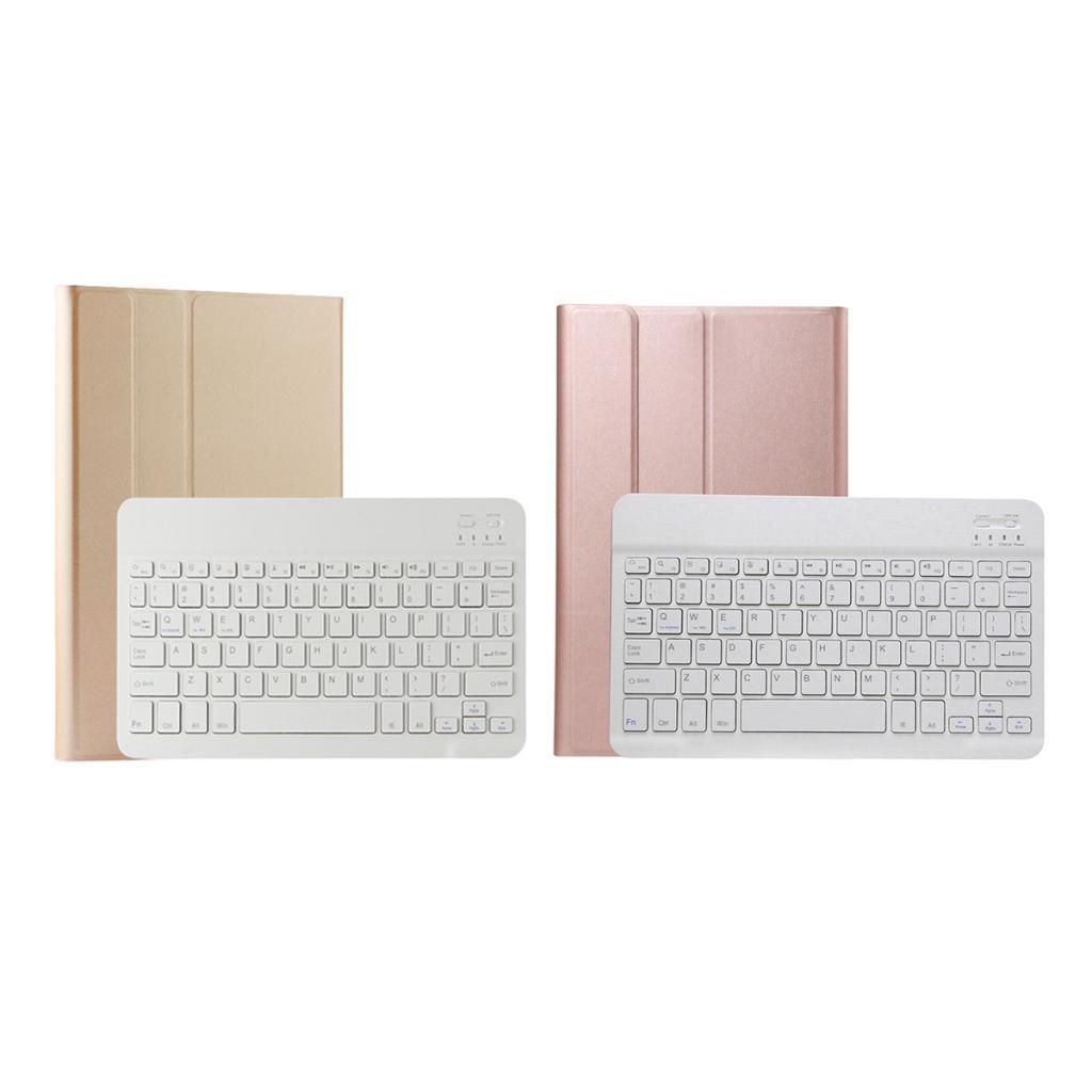 Wireless Keyboard + PU Leather Case for Samsung Galaxy Tab A 10.1" Golden