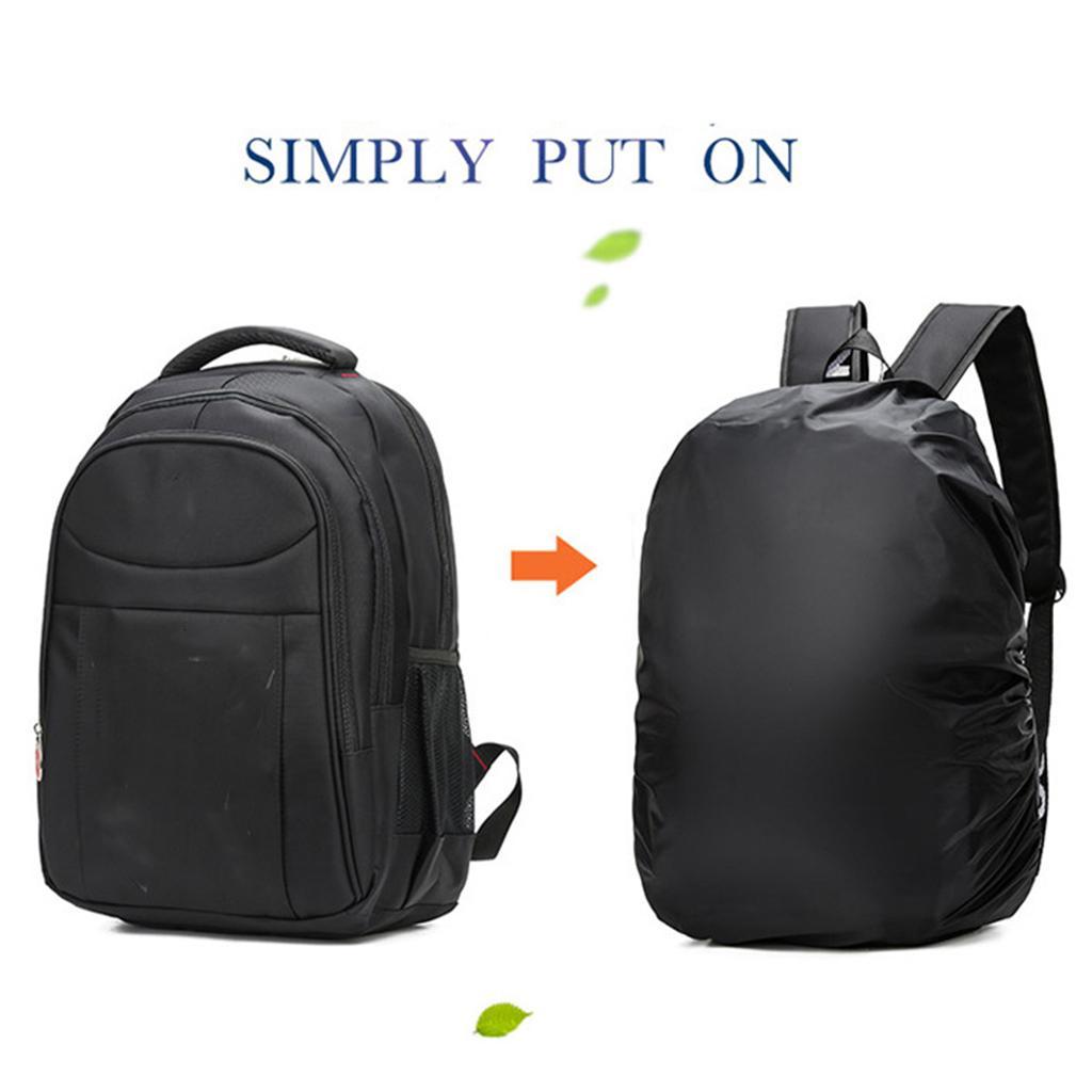 2 Pieces Backpack Rain Cover Camping Hiking Rucksack Protector 35L