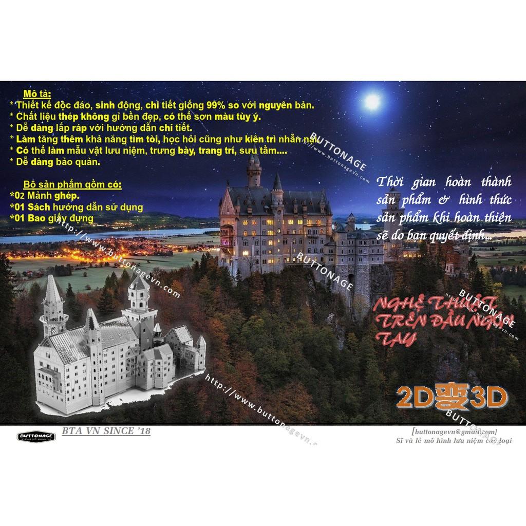 Mô Hình Lắp Ráp 3d Lâu đài Neuschwanstein - Đức