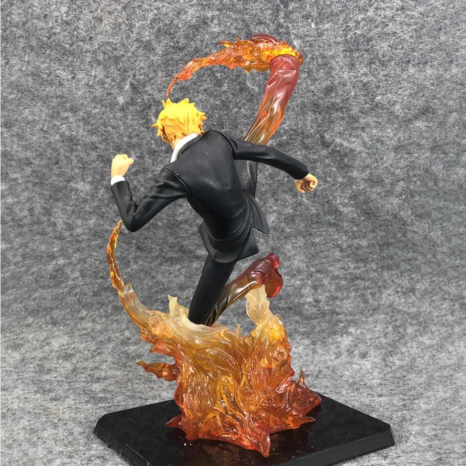 Mô Hình LED Sanji 16cm Hắc Cước Mô hình One Piece Cao Cấp, Figure Mô Hình Anmie One Piece Luffy Vua Hải Tặc