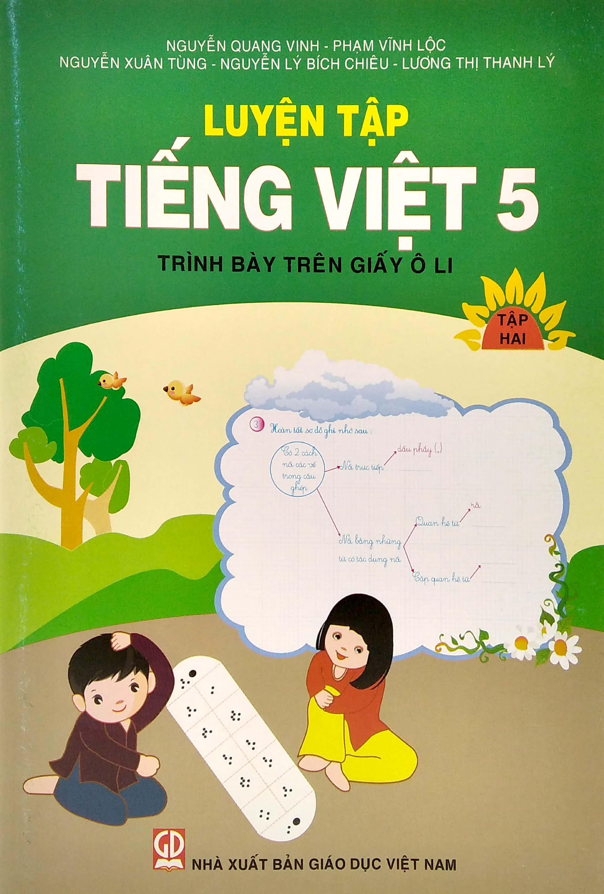 Luyện Tập Tiếng Việt 5 - Tập 2 (Trình Bày Trên Giấy Ôli)
