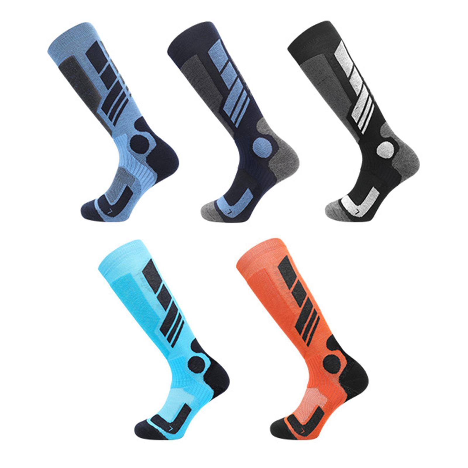 Ski Socks Winter Knee High Socks for Snowboarding Volleyball Mens Women