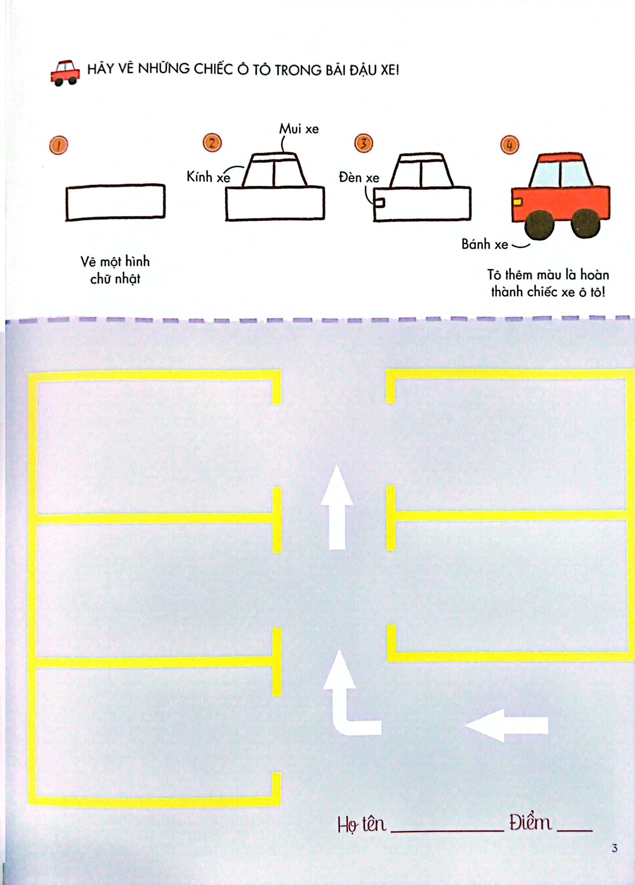 Sách - Bé Tập Làm Họa Sĩ - Tập Vẽ Phương Tiện Giao Thông