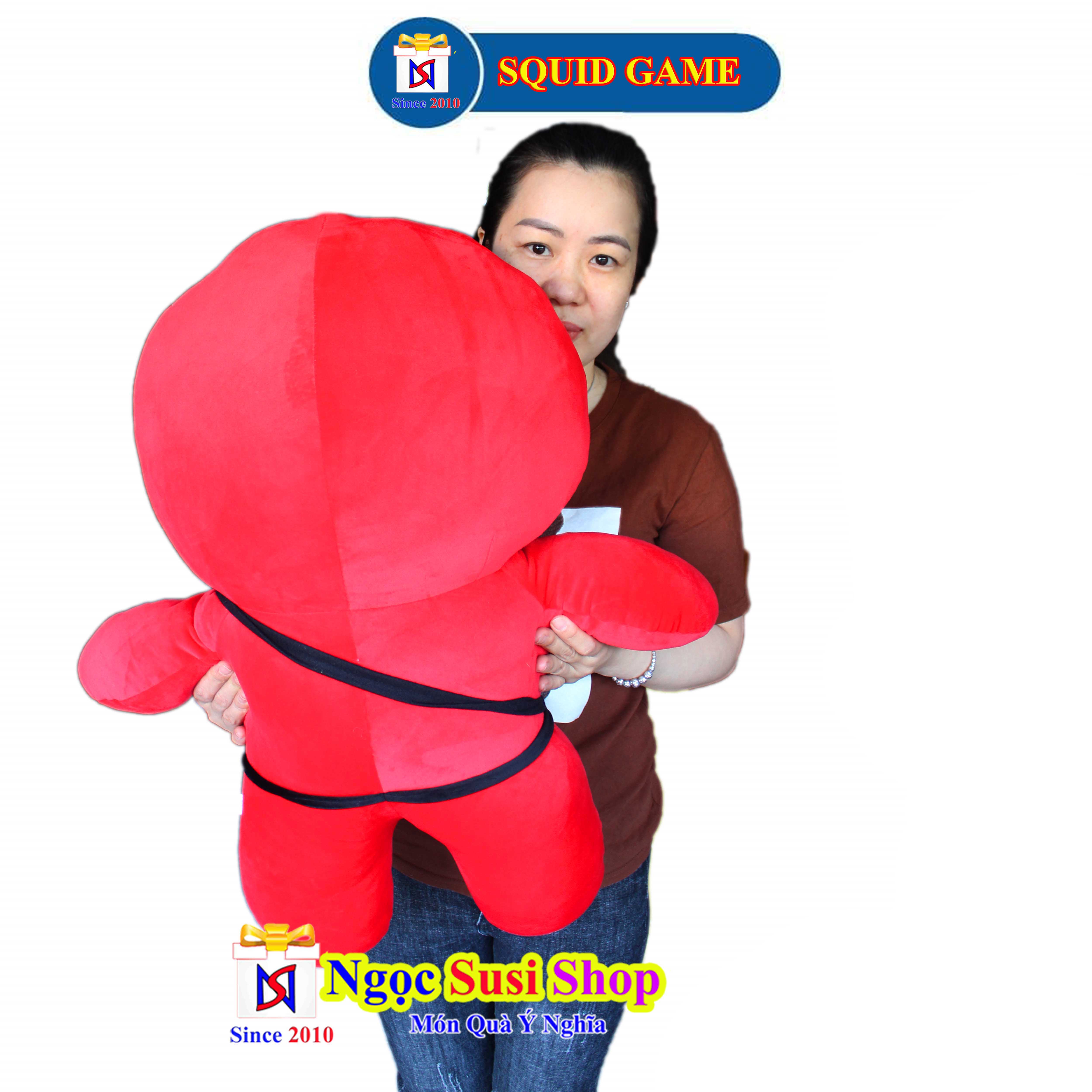 GỐI ÔM SQUID GAME SIÊU TO NHỒI BÔNG