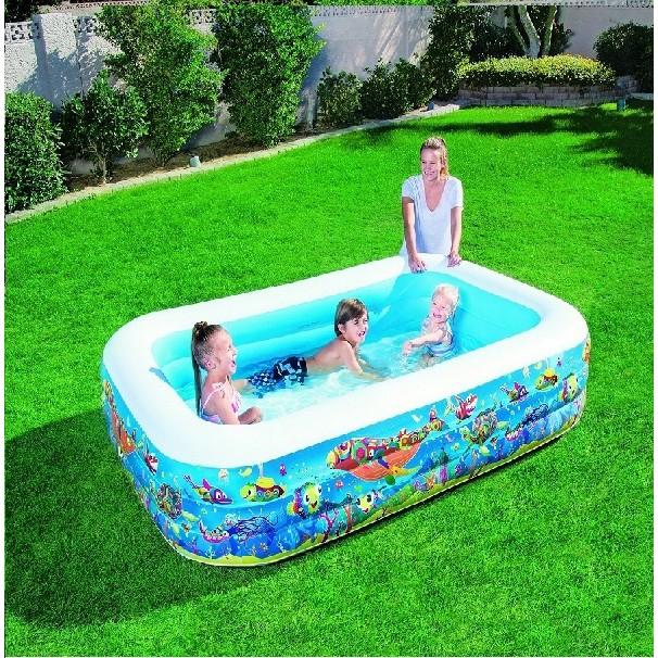 Hồ bơi gia đình, bể bơi cực to 3m-1m70 cao 60 cm cho bé vui chơi tại nhà, có tặng kèm bơm điện