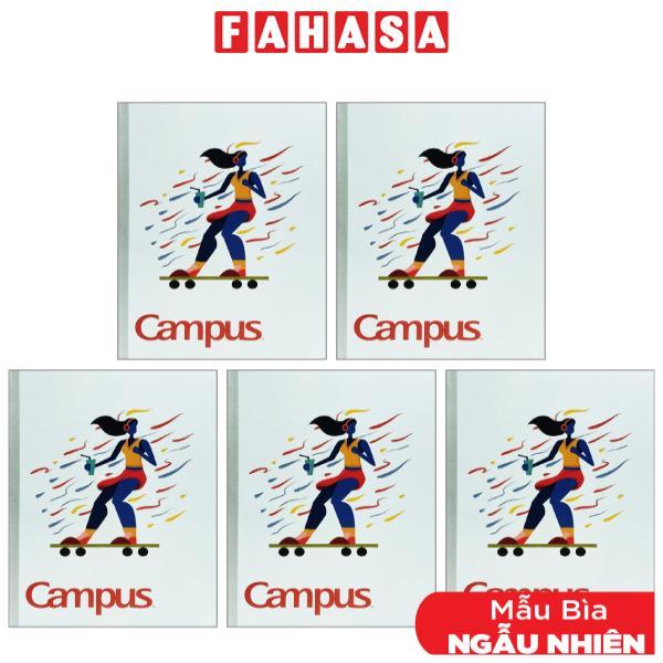Combo 5 Tập Life Flow - B5 Kẻ Ngang Có Chấm 120 Trang ĐL 70g/m2 - Campus NB-BLFL120